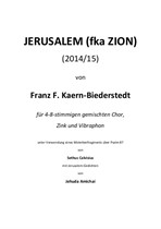 Jerusalem / fka ZION (2014/15)