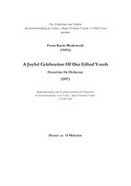 A Joyful Celebration of our gifted Youth (2017)